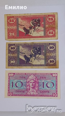 MPC. USA MILITARY PAYMENT CERTIFICATE SERIES 681 & 521 1954-1958, снимка 4 - Нумизматика и бонистика - 17796032