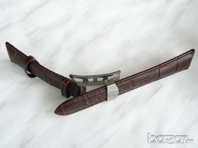 Кожена кафява каишка 22мм, снимка 8 - Други - 11224969