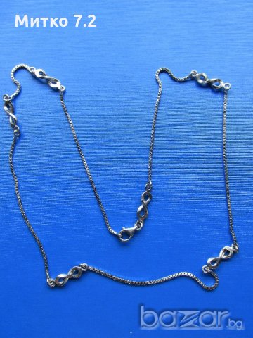 Дамско сребърно колие - 5