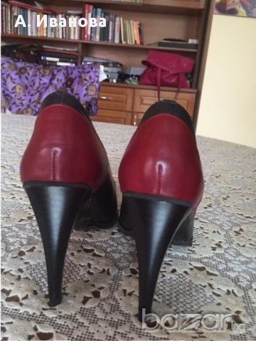 Дамски обувки естествена кожа, снимка 3 - Дамски обувки на ток - 15835762