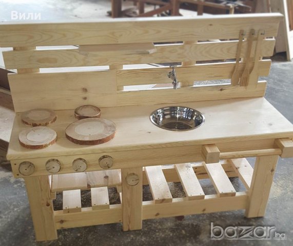 Детска кухня от масив, снимка 1