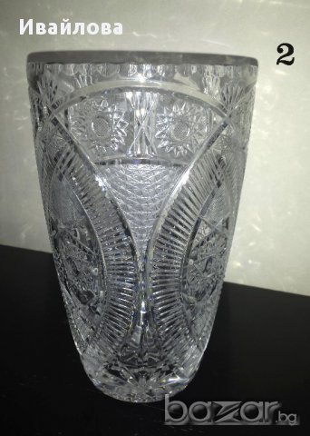 Кристални вази - различни форми и размери, снимка 2 - Други стоки за дома - 14881628