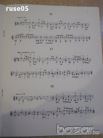 Книга "BICINIA - gitárra - KODÁLY ZOLTÁN" - 12 стр., снимка 4 - Специализирана литература - 15840601