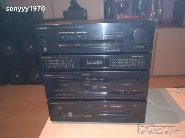 pioneer xd-z64m made in japan 240w-внос англия, снимка 9 - Ресийвъри, усилватели, смесителни пултове - 20402431