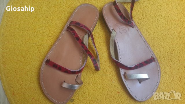 Нови кецове Bulldozer и дамски сандали от гьон ръчна изработка, снимка 4 - Кецове - 15778713