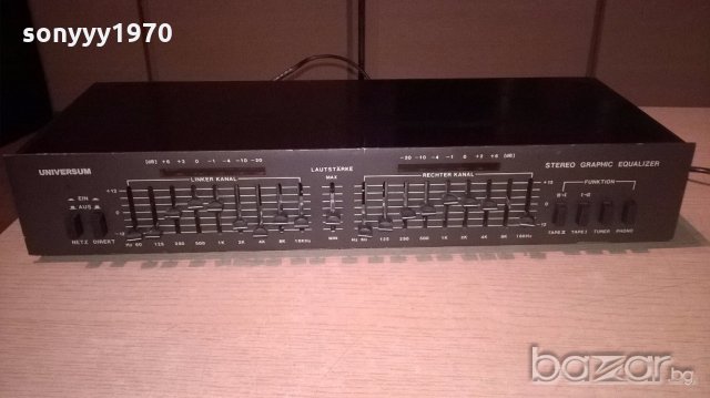 universum eq3930b-equalizer-germany-внос швеицария, снимка 6 - Ресийвъри, усилватели, смесителни пултове - 18917503