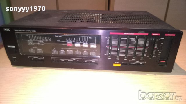 nec a800e stereo amplifier-400watts-made in japan-внос швеицария, снимка 6 - Ресийвъри, усилватели, смесителни пултове - 11453872