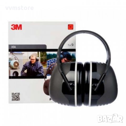 Антифони 3M™ PELTOR™ Earmuffs, 37 dB, Black, Headband, X5A, снимка 3 - Други инструменти - 26131026