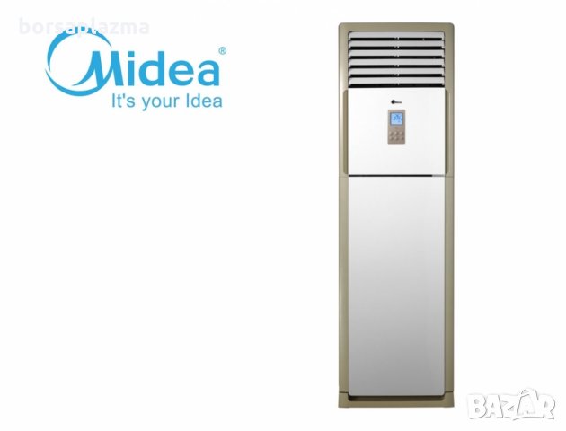 Колонен климатик MIDEA MFM-24FN1D0 Отопление - 53 кв.м./140 куб.м. Гаранция - 36 месеца, снимка 1