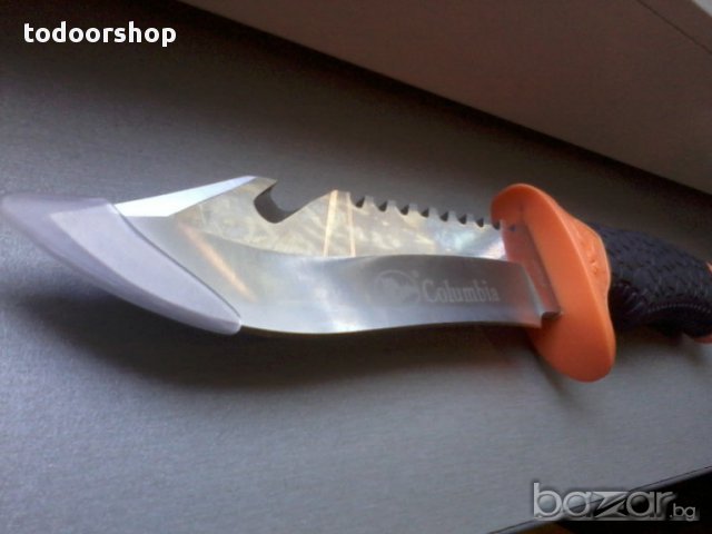 Ловен нож от високовъглеродна стомана и полимерна дръжка , снимка 1 - Ножове - 15243882