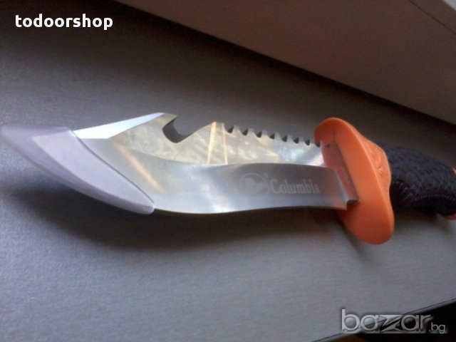 Ловен нож от високовъглеродна стомана и полимерна дръжка 