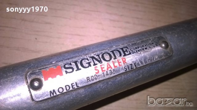 USA-signode-sealer-made in u.s.a. 73см-внос швеицария, снимка 3 - Други машини и части - 19077344