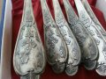  руски посребрени лъжици  лъжички, снимка 3