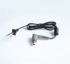 Захранващ кабел за адаптер/лаптоп ъглов 8×5,5мм(м)/2 жила 1,2m, снимка 1 - Кабели и адаптери - 23282177