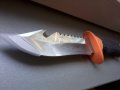 Ловен нож от високовъглеродна стомана и полимерна дръжка , снимка 1
