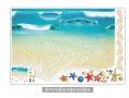 3D Море стъпки стикер постер лепенка за под самозалепващ , снимка 3