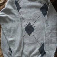 Мъжки вълнен пуловер, снимка 2 - Пуловери - 20879068