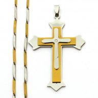 Ланче с кръст 3, снимка 1 - Колиета, медальони, синджири - 13532884