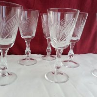  кристални чаши за вино ракия уиски коняк , снимка 4 - Чаши - 20115055