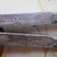 Уникален железен  занаятчийски пергел маркиран 19 век, снимка 5 - Други инструменти - 25591810
