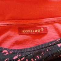 Дам.тениска-"Icefields"-/памук/-корал+черно. Закупена от Германия., снимка 4 - Тениски - 21958989