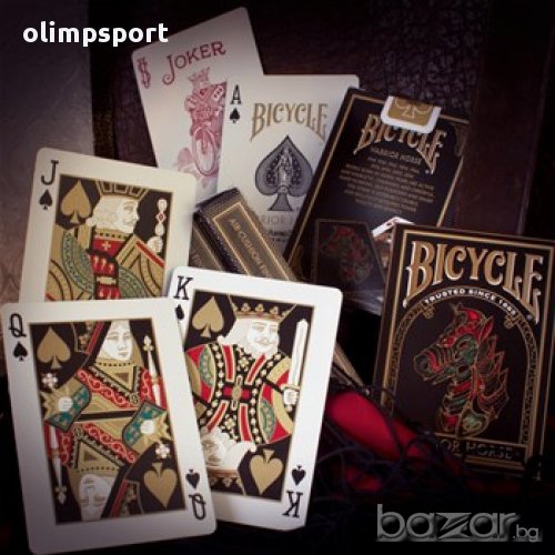 КАРТИ ЗА ИГРА BICYCLE WARRIOR HORSE  нови, снимка 1