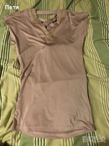 Дамска бежова рокля, снимка 1