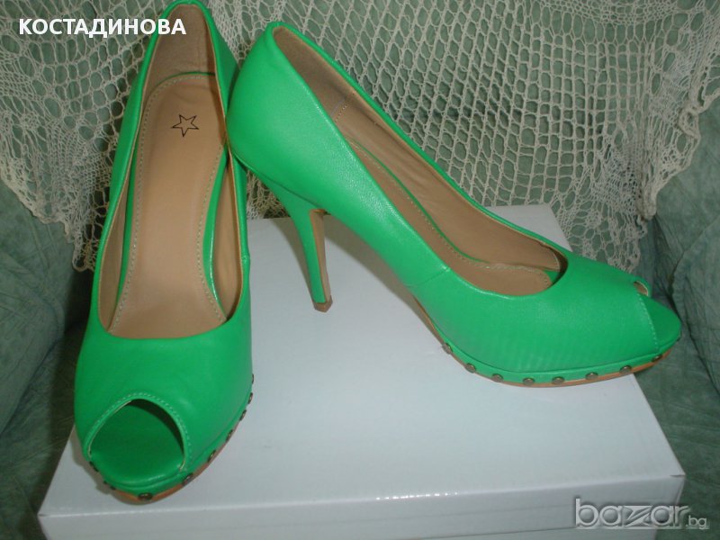зелени обувки, снимка 1