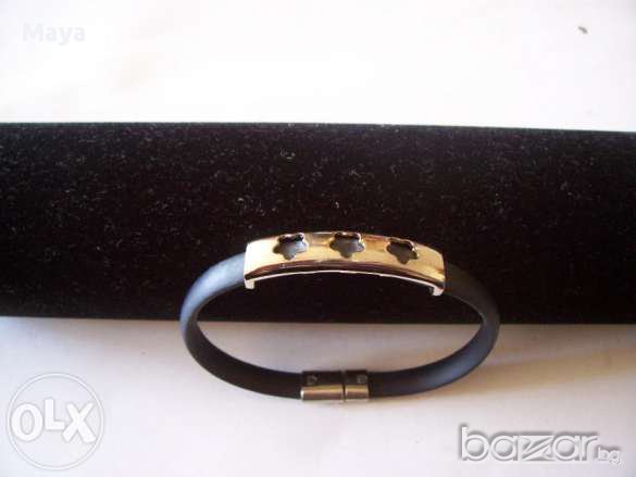 Силиконова гривна Цвете, снимка 1