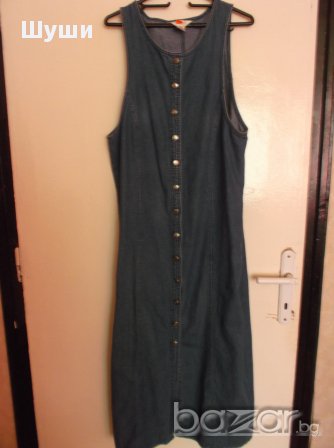 Дълъг дънков сукман, снимка 1