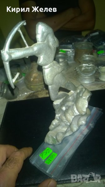 Ловна статуетка алуминий СССР ?, снимка 1