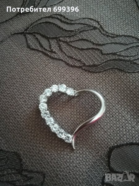 Сребърно сърце, снимка 1