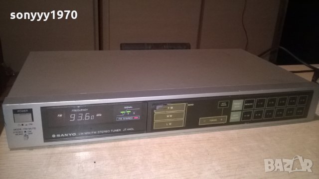 sanyo jt-440l stereo tuner-внос швеция, снимка 11 - Ресийвъри, усилватели, смесителни пултове - 25414647