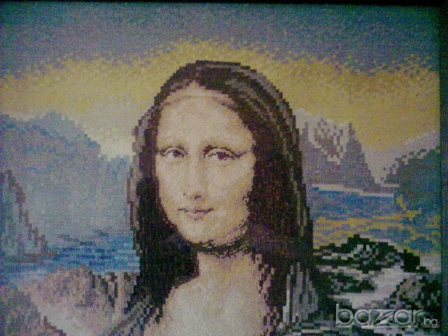  Гоблен "Мона Лиза", снимка 2 - Гоблени - 6446403