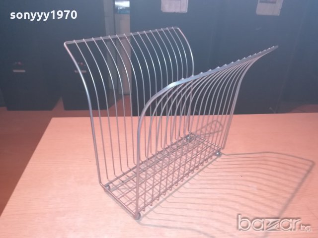 метална поставка за вестници-внос швеицария 33х32х28см, снимка 6 - Колекции - 20992798