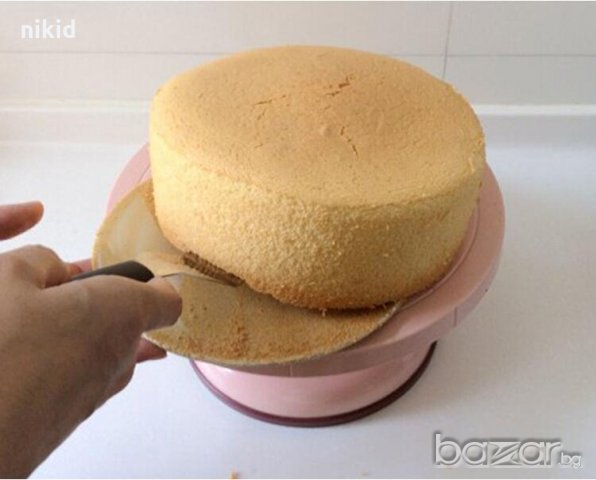 Сладкарска метална шпатула нож за заглаждане и оформяне на торта крем шоколад глазура, снимка 3 - Прибори за хранене, готвене и сервиране - 13921702