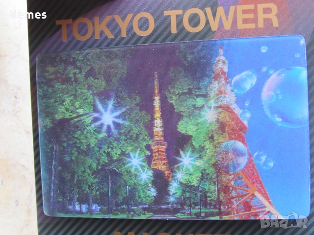 Автентичен 3D магнит от Япония,Телевизионната кула в Токио, снимка 3 - Други ценни предмети - 23580426