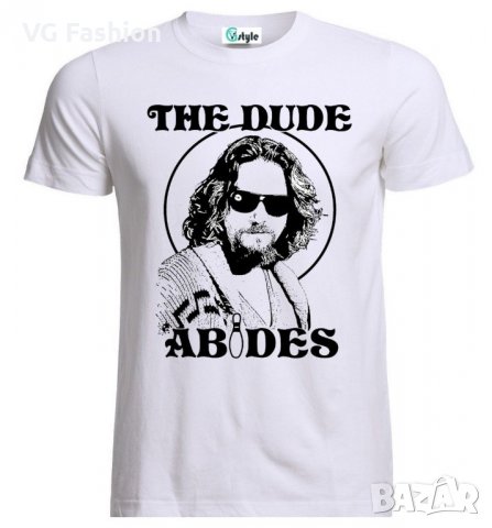 Мъжка тениска The Big Lebowski The Dude Jeff Bridges , снимка 1 - Тениски - 21496152
