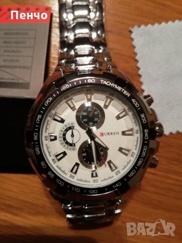 2019 нов марков луксозeн стоманен мъжки бизнес кварцов ръчен водоустойчив часовник часовници военен , снимка 16 - Мъжки - 24070613