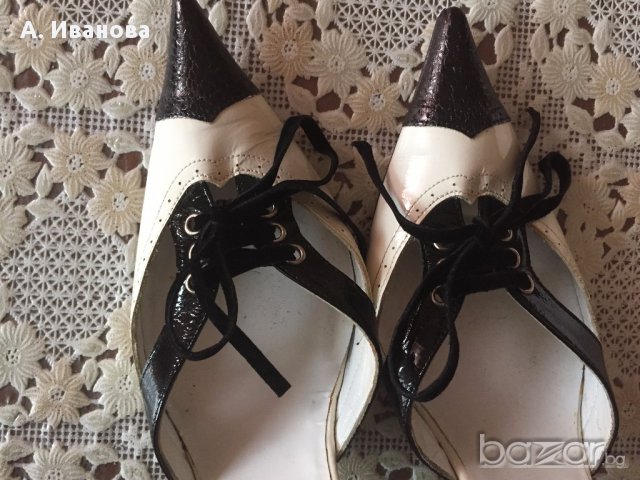Дамски обувки естествена кожа, снимка 3 - Дамски обувки на ток - 15835840
