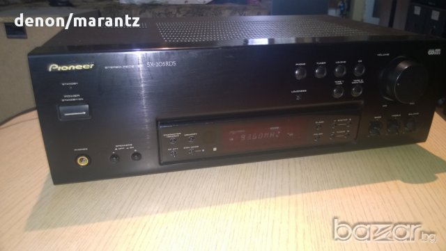 pioneer sx-205rds-stereo receiver-370 watts-rds-made in uk-внос швеицария, снимка 2 - Ресийвъри, усилватели, смесителни пултове - 8255551