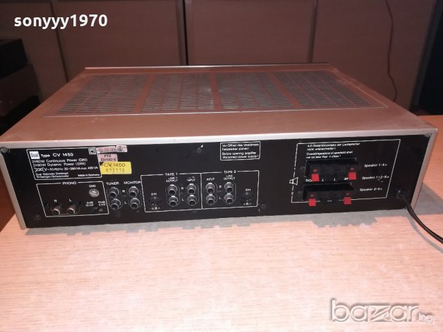 *dual CV1450-GERMANY-2x90w-усилвател с индикатори, снимка 12 - Ресийвъри, усилватели, смесителни пултове - 21328745
