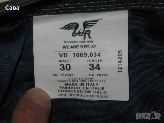 Дънки REPLAY   дамски,размер30, снимка 4 - Дънки - 23191655