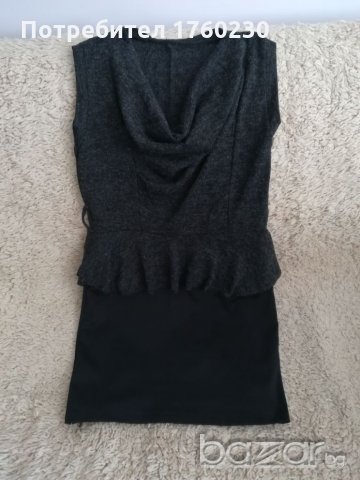 Рокля пеплум, снимка 2 - Рокли - 21378379