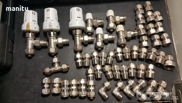 Термоглави и фитинги за бяла тръба 20мм