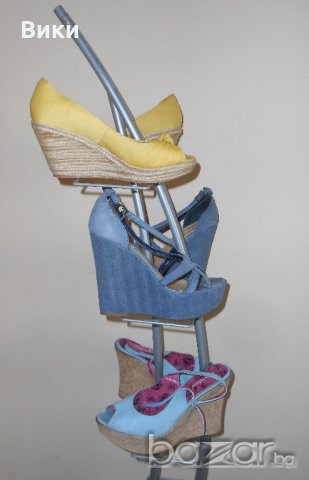 Обувки на платформа  Bershka патешко жълто , снимка 4 - Дамски ежедневни обувки - 21214791