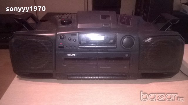 philips turbo bass-cd/tuner/deck-внос франция, снимка 9 - Ресийвъри, усилватели, смесителни пултове - 19850790