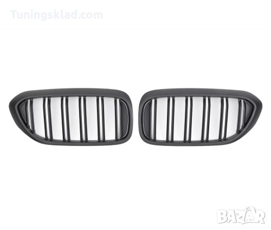 Двойни бъбреци за BMW G30 / G31 (2016-) M5  - черен мат, снимка 1