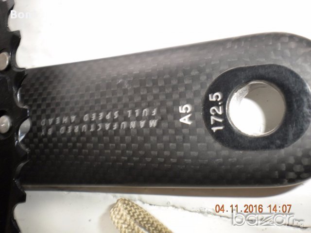 Cannondale Si carbon crankset Курбели ,Вело части и аксесоари, снимка 2 - Части за велосипеди - 16300602