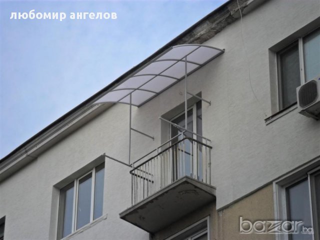 Навеси и козирки от поликарбонат, снимка 2 - Ремонти на покриви - 13136911
